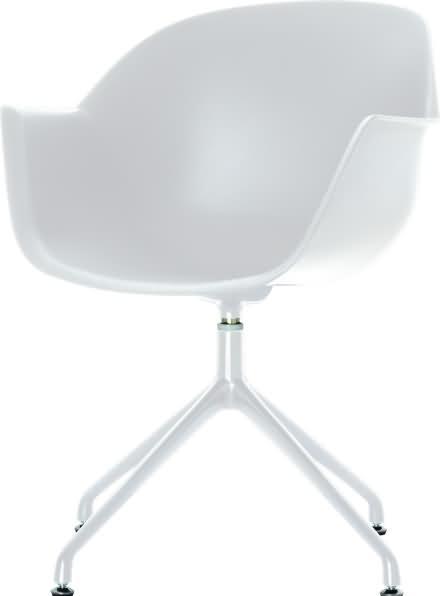 Immagine prodotto Paperflow 2 sedie a guscio MOON CHMOONX2.13.13 plastica bianca