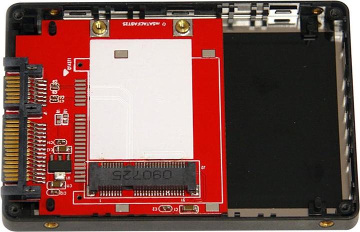 Image du produit StarTech Emplacements pour disque SSD mSATA - SATA 2,5 pouces (SAT2MSAT25) (2.5")