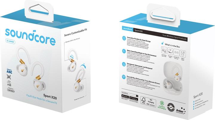 Immagine prodotto soundcore Sport X20 (ANC, 7 h, Senza fili)