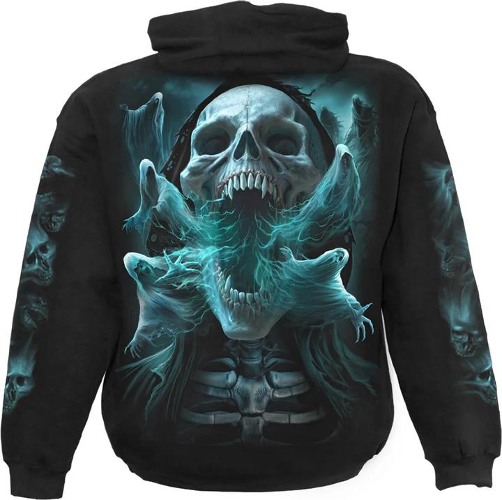 Immagine prodotto Spiral Felpa con Cappuccio Teschio Fantasma Adulto Unisex (L)