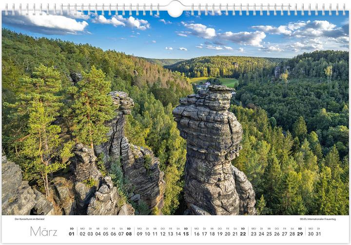 Actual product image Kalender Schsische Schweiz 2026 (45 x 30 cm, German)