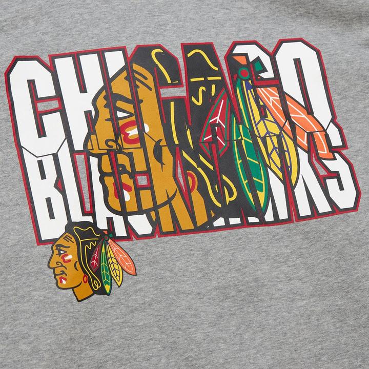 Produktbild Mitchell & Ness Fleece 4.0 Pullover Chicago Blackhawks - L (L)