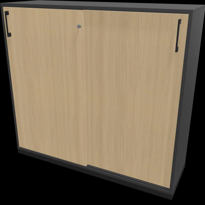 Black, Oak decor bleached, Dark grey
