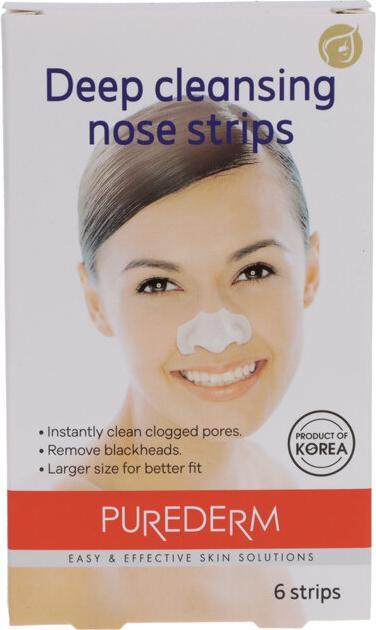 Produktbild Purederm Deep Cleansing Nose Strips Deep Cleansing Nose Patches 6 Pcs. (Reinigungstücher)