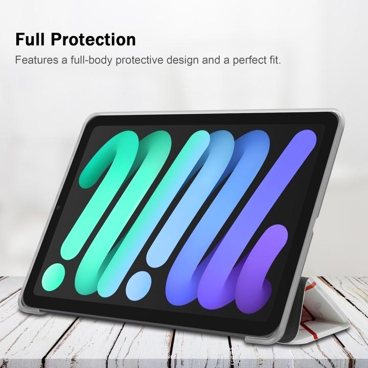 Produktbild Cadorabo Tablet Book Hülle Bunter Marmor (iPad mini 6)