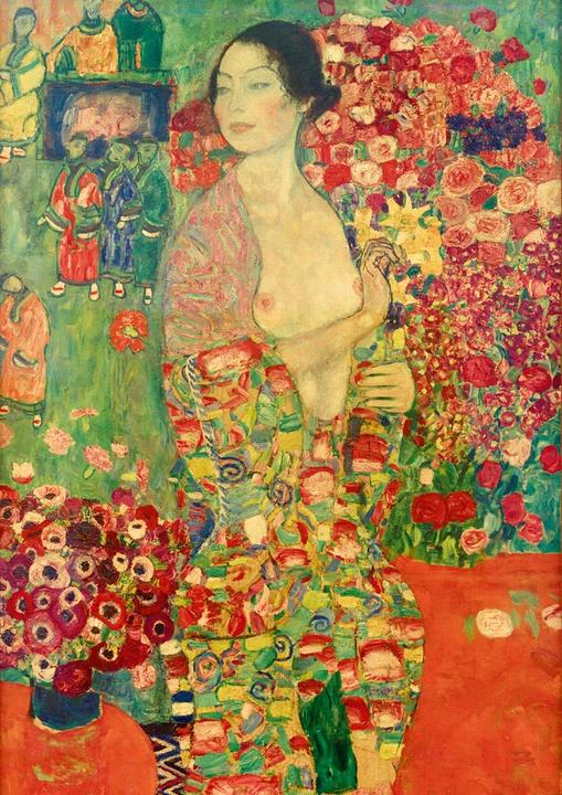 Immagine prodotto D-Toys Puzzle 1000 pezzi Gustave Klimt - La ballerina, 1918 (1000 pezzi)