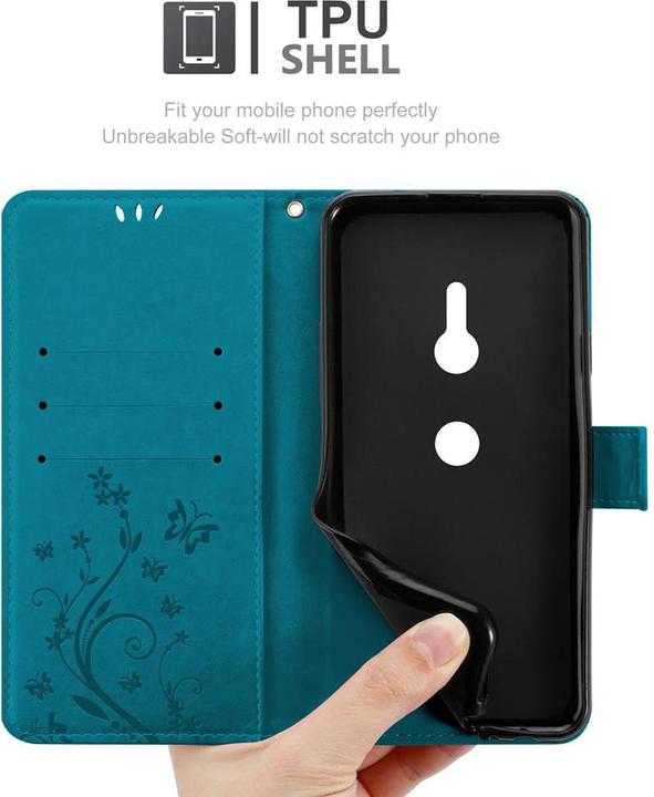 Immagine prodotto Cadorabo Copertina del libro di fiori (Sony Xperia XZ3)