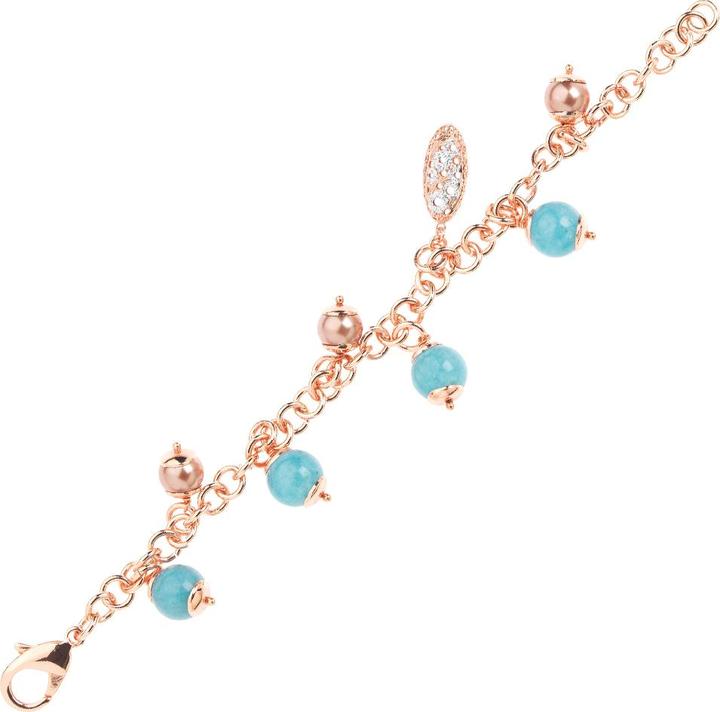 Ottaviani Bronze bracelet with silver glitter