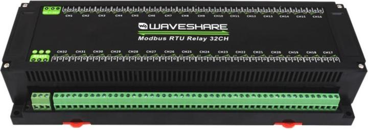 Produktbild WaveShare 32-Kanal Relais RS485 Modbus RTU Relay 32CH