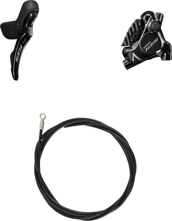 Image du produit Shimano Kit de freins à disque 105 BR-R7170 avec ST-R7120 arrière noir (Frein arrière, Kit de frein, 2)