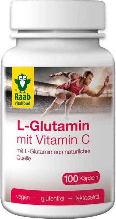 Raab L-Glutamin mit Vitamin C (100 Stück, Kapseln, 100 g)