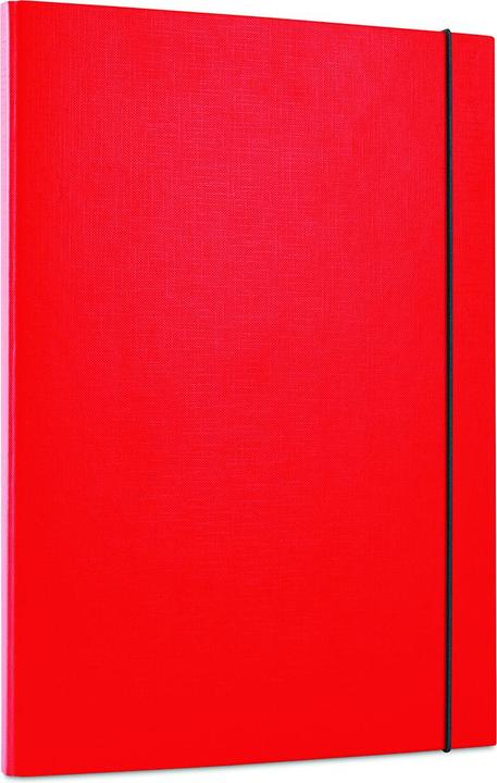 Produktbild Staples Zugbandmappe, pp, a4/15, 3 klappen, rot