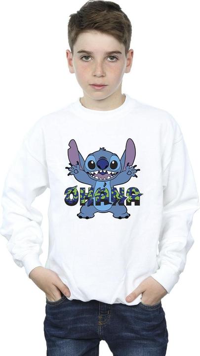 Image du produit Disney - Sweat LILO AND STITCH OHANA BLUE GLITCH - Garçon (140, 146)