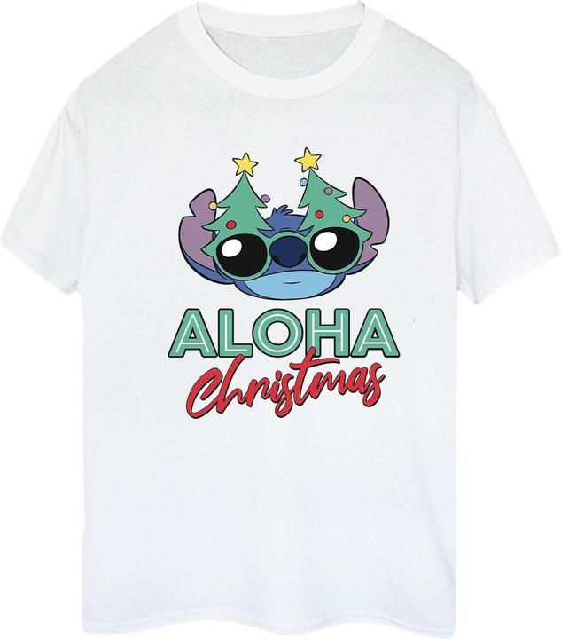 Immagine prodotto Disney Lilo And Stitch Christmas Tree Shades Maglietta Ampia Donna (3XL)