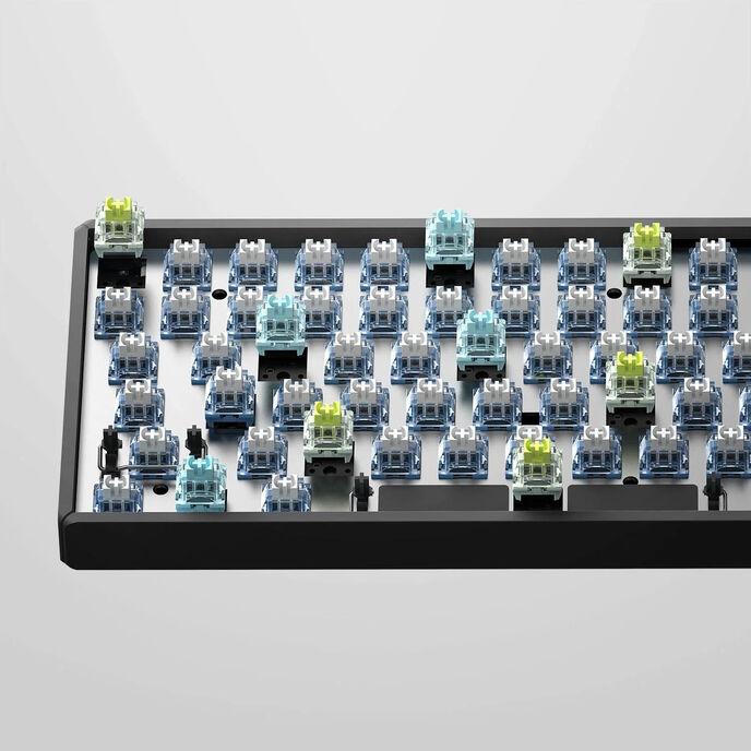 Actual product image Iqunix F97 Dark Side Wireless Gaming Keyboard, RGB - MX Red Switches (DE, Wireless)