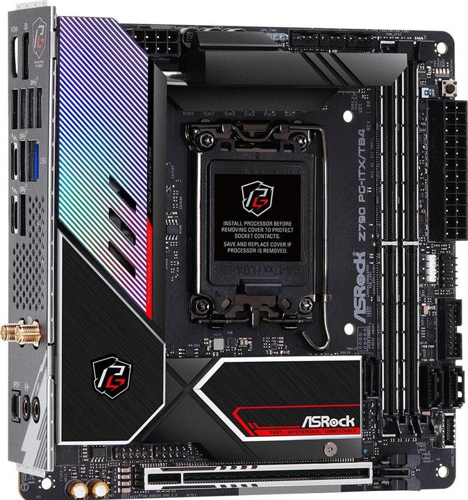 Produktbild AsRock Z790 Phantom Gaming-ITX/TB4 (LGA 1700, Intel Z790, Mini-ITX)