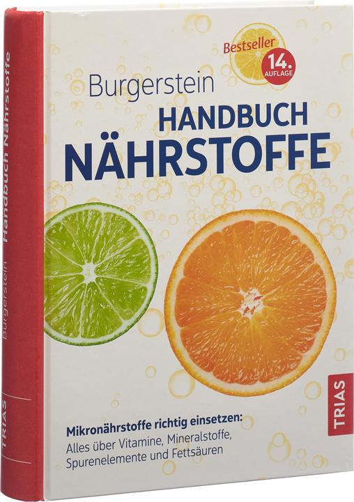 Produktbild Handbuch Nährstoffe (Deutsch, Burgerstein Foundation, 2023)