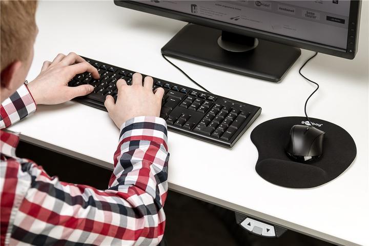 Produktbild Goobay USB Tastatur-Maus-Set (DE, Kabelgebunden)
