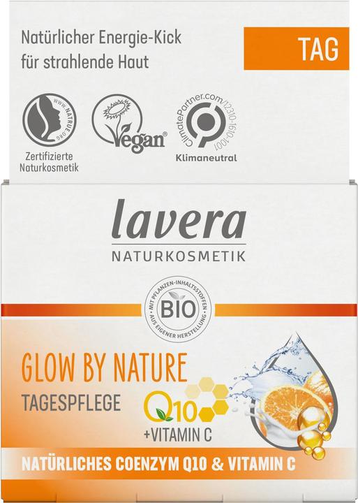 Image du produit Lavera Glow by Nature soin de jour Q10 avec vitamine C (50 ml)