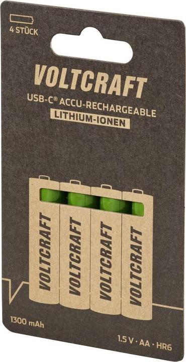 Image du produit Voltcraft Accu-Rechargeable (4 pcs, AA, 1300 mAh)