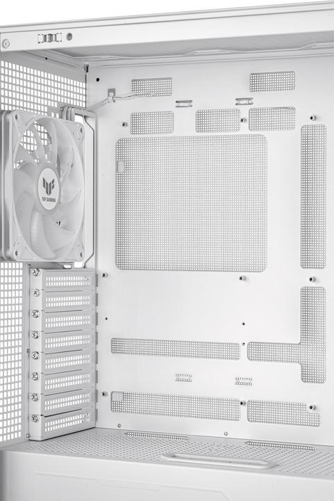 Actual product image ASUS TUF Gaming GT302 TG ARGB White (ATX, mATX, Mini-ITX)