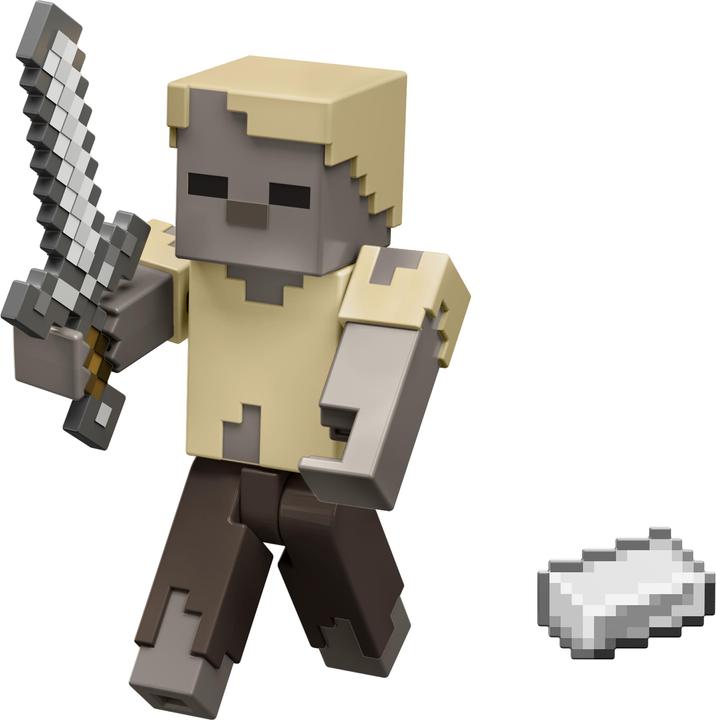 Actual product image Mattel MINECRAFT 3.25' CORE FIGURE Husk