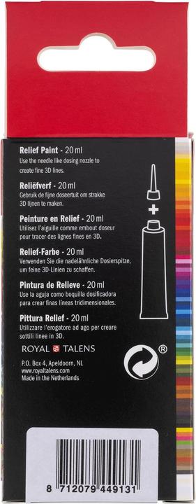 Actual product image Amsterdam Acrylic paint Reliefpaint 814 (Antique Gold, 20 ml)
