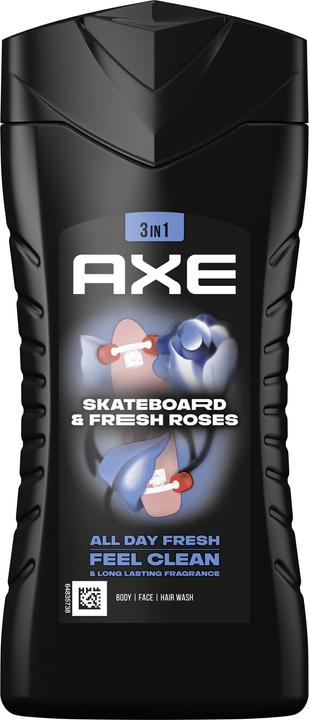Produktbild AXE Duschgel Skateboard & Fresh Roses 250 ml (250 ml)