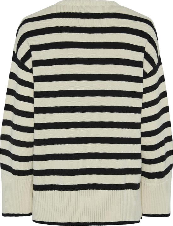 Actual product image Pieces Pcava Ls O-Neck Slit Knit Noos (XXL)