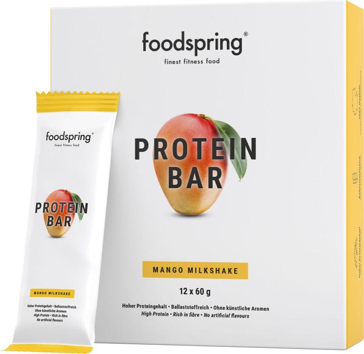 Produktbild Foodspring Protein Bar (Mango Milkshake, 12 Stk., 720 g)