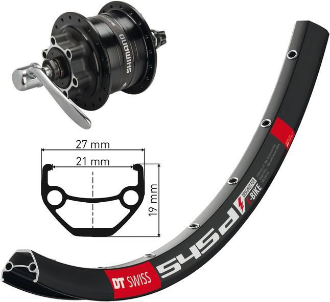 Image du produit DT Swiss DH3D32 6L.sz.SSP36L (Roue avant, 26")
