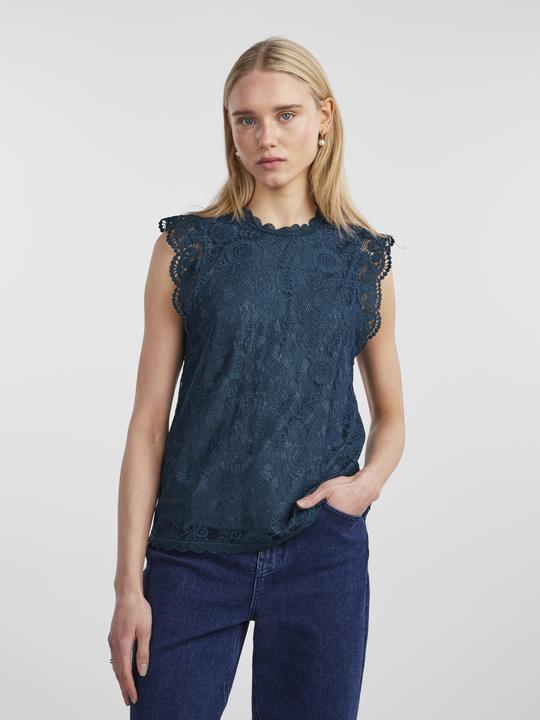 Actual product image Pieces Pcolline Sl Lace Top Noos (S)