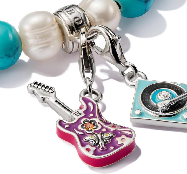 Image du produit Thomas Sabo Charm-Anhänger E-Gitarre Silber (Argent 925, Émail)