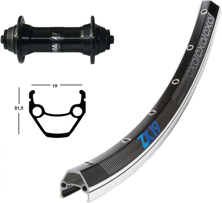 Actual product image Exal 36L (Front wheel, 26")