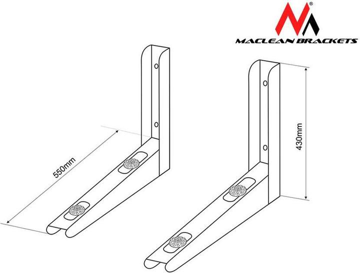 Immagine prodotto Maclean MC-624 Supporto per condizionatore d'aria