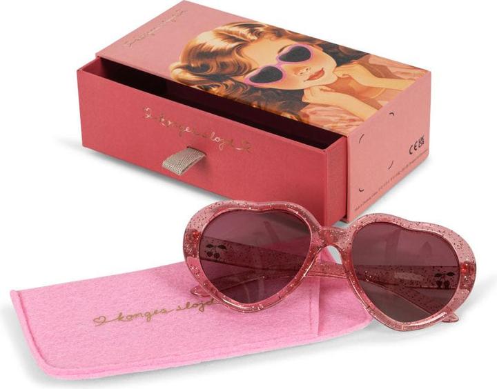 Produktbild Konges Slojd Junior Sonnenbrille Heart Cherry Glitter