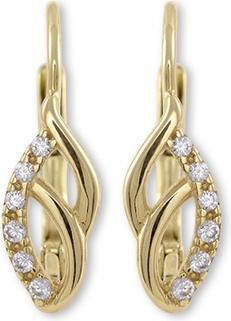 Produktbild Brilio Elegant gold earrings with crystals 745 239 001 01087 0000000