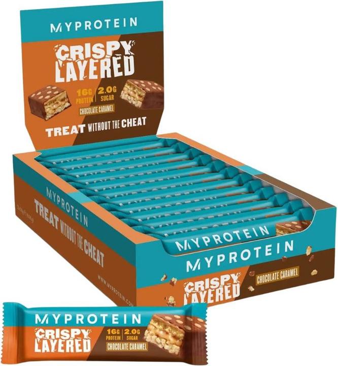 Produktbild MyProtein My Protein Crispy Layered Bar (12 X 58G) (Weisse Schokolade, 1 Stk., 696 g)