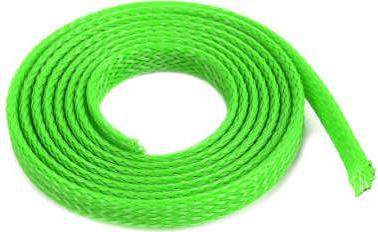 Produktbild G-Force Kabel-SchutzhÃ¼lse - Geflochten - 6mm - Neon GrÃ¼n - 1m (100 cm)
