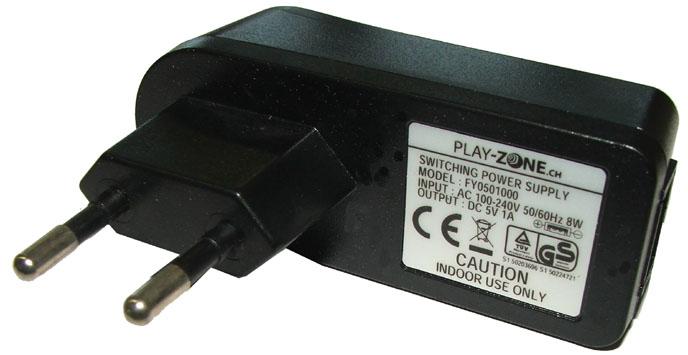 Immagine prodotto Play-Zone Alimentazione AC/DC adattatore 5V DC 1000mA USB