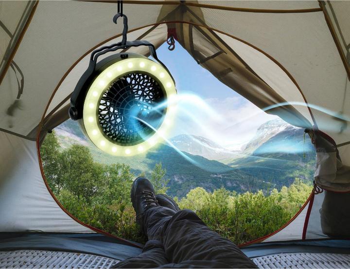 Actual product image Grundig Camping lamp with fan