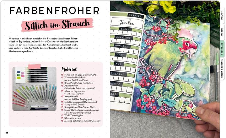 Produktbild Bullet Journal – zeichnen und illustrieren (Deutsch, Susanne Boehmer-Hoops, 2021)
