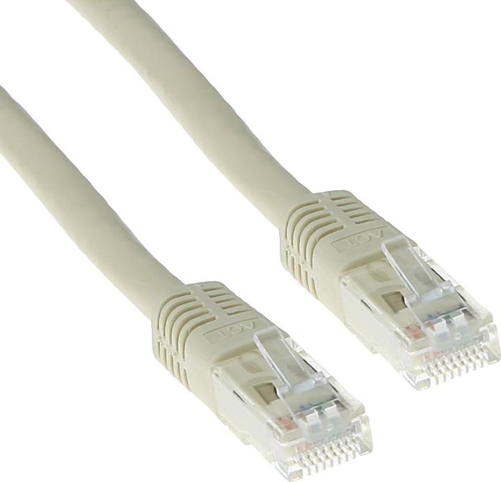 Produktbild 20.00m Cat6a UTP 20m Cat6a U/UTP (UTP) Elfenbein Netzwerkkabel (U/UTP, CAT6a, 20 m)