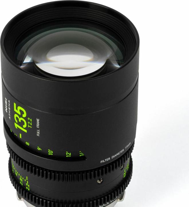 Image du produit Nisi 135mm ATHENA PRIME Full Frame Cinema Lens T2.2 (G Mount | No Drop In Filter) (Monture C)