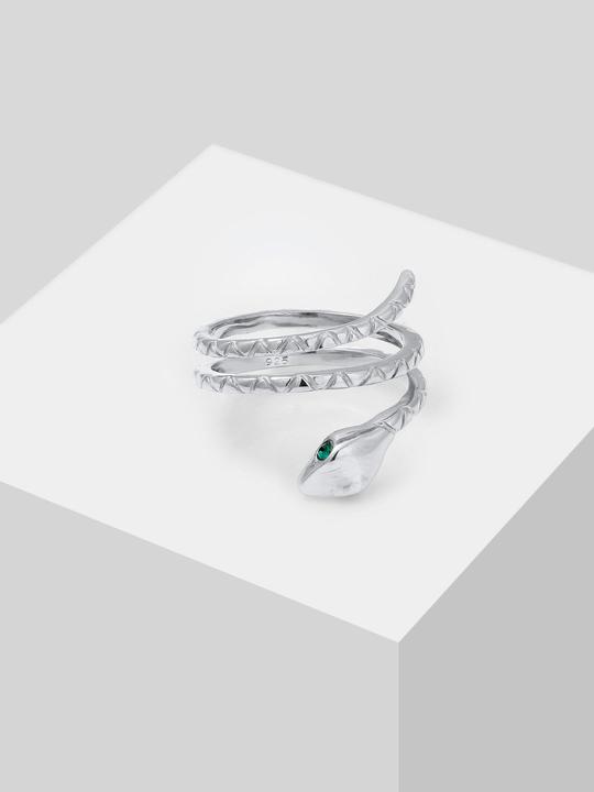 Image du produit Elli Schlangen Design mit Kristallen (48, Argent 925)