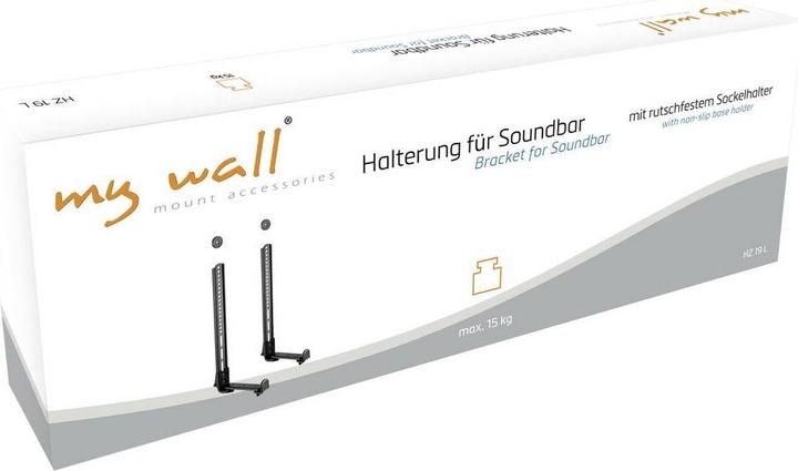 Actual product image myWall HZ19 (1 pair, Wall installation, Height-adjustable)