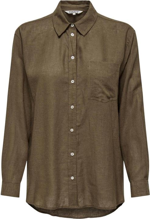 Immagine prodotto Only Camicia a tinta unita in misto lino (XS)