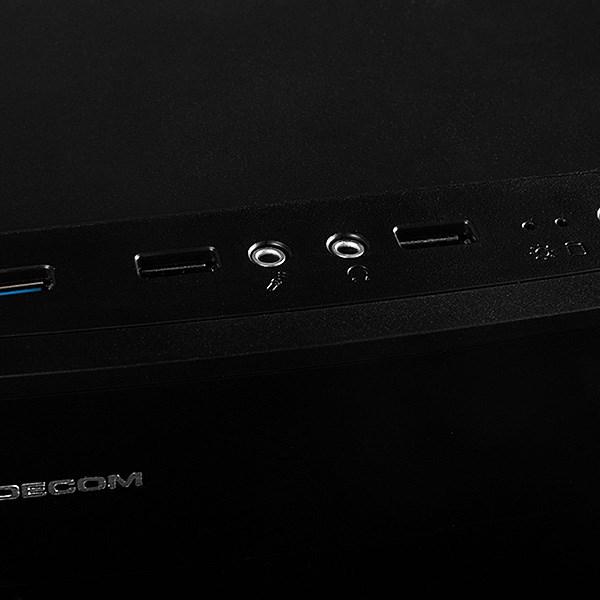 Produktbild Modecom MINI TREND AIR - Mini-Tower - PC - Schwarz - ITX,Mini-ATX - 1x 80 mm - 80,120 mm (Mini-ATX)