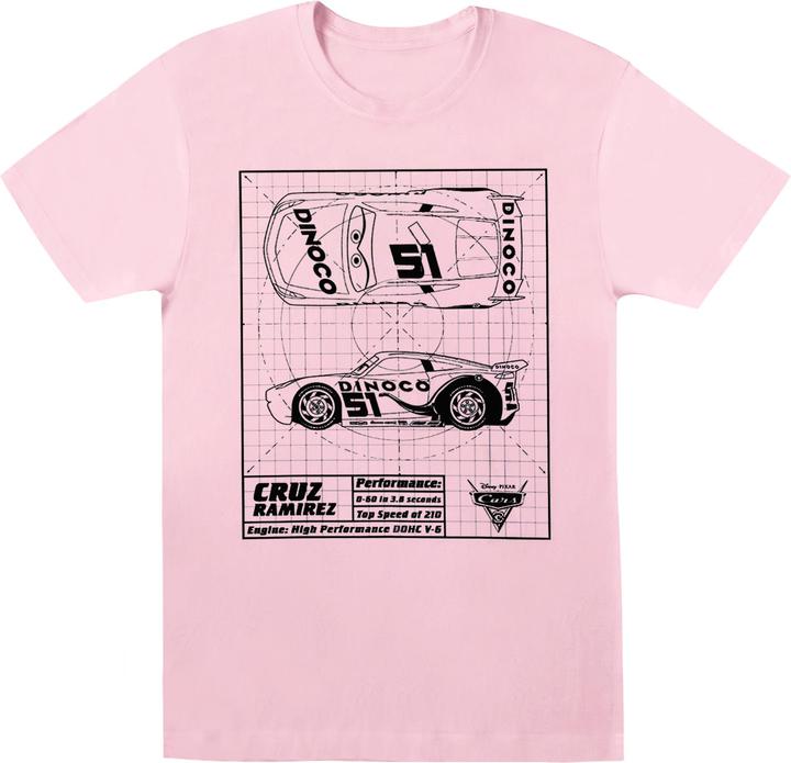 Immagine prodotto Disney Cars Maglietta Cruz Ramirez Planimetria Uomo (XL)