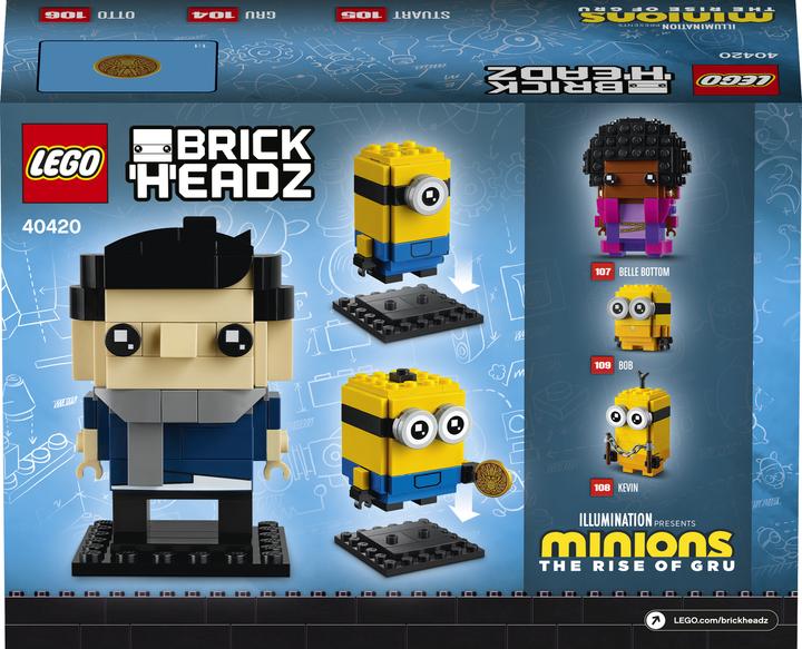 Actual product image LEGO BrickHeadz Gru, Stuart & Otto 40420 (40420, LEGO Brickheadz)